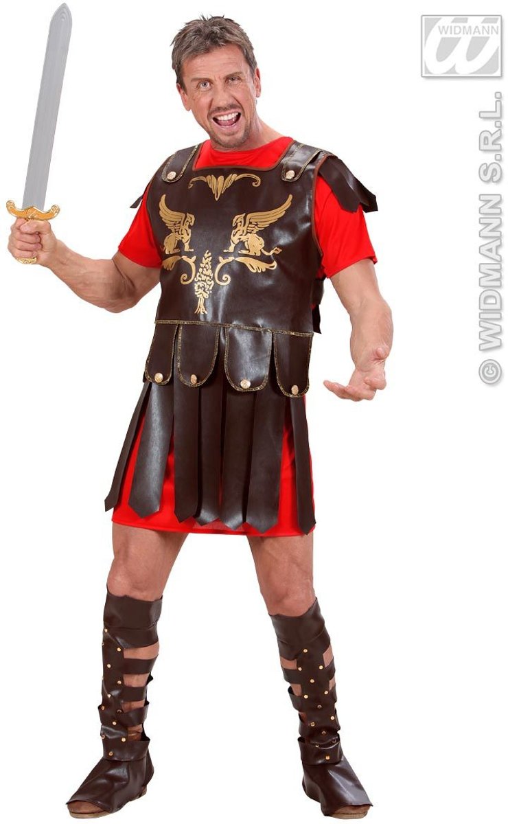 Strijder (Oudheid) Kostuum | Romeinse Gladiator Kostuum Man | Large | Carnaval kostuum | Verkleedkleding